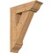 Ekena Millwork Traditional Traditional Smooth Bracket w/ Offset Brace, Western Red Cedar, 7 1/2"W x 24"D x 32"H BKT0806X24X32TRA01SWR - alternate 1
